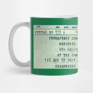 Aug 22 1981 The Omni Atlanta, GA Ticket Stub Mug